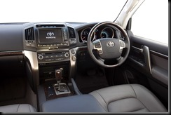2007 Toyota LandCruiser 200 Sahara interior