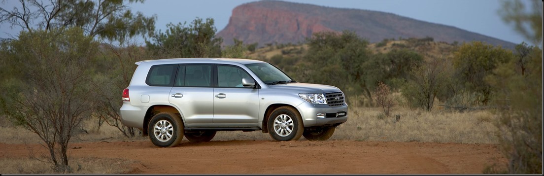 Market share for the new LandCruiser 200 Series has risen to more than 70 per cent of the large SUV segment. LandCruiser 200 Sahara pictured.