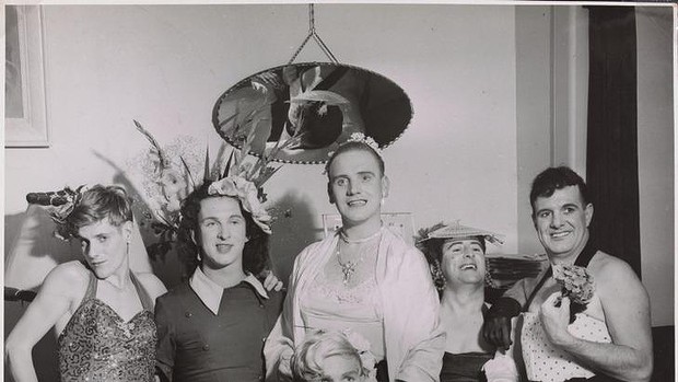 Unknown Photographer Private Drag House Party In The 1950s Photo
