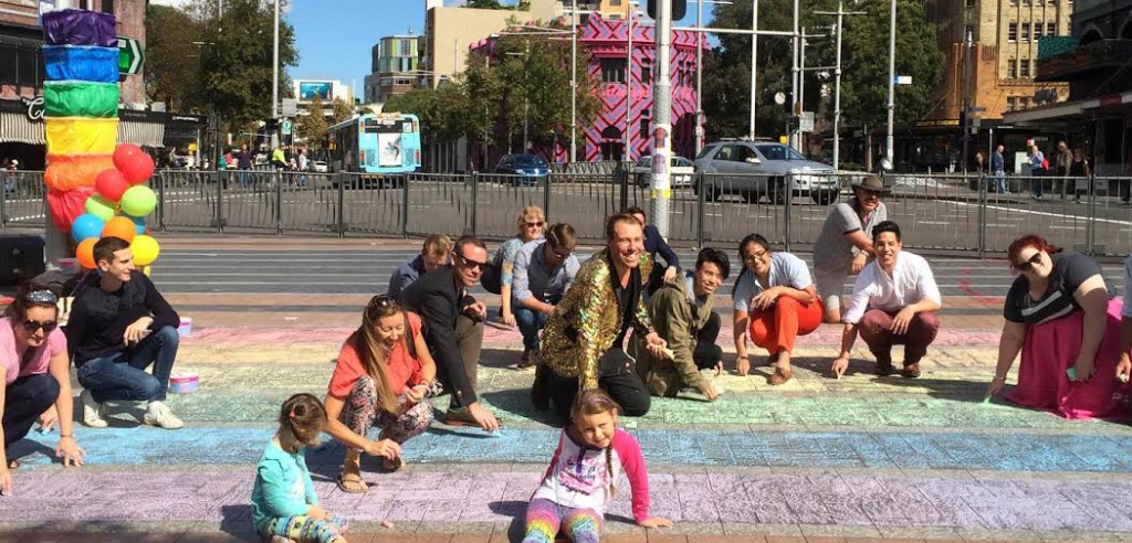 Rainbows still "relevant" says DIY chalk crossing founder - Star Observer