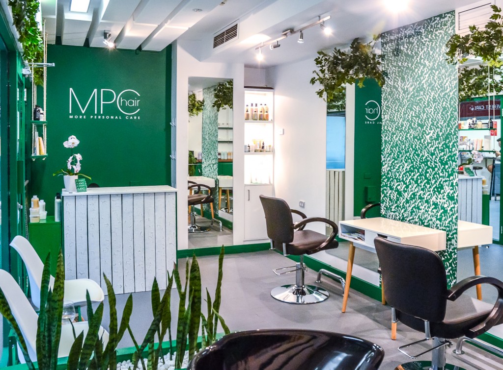 Inside Mario's MPC Hair salon.