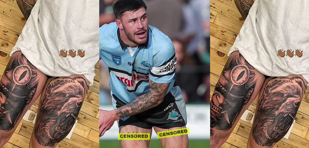 Sydney Rugby League Player Has Covered Up His Homophobic F-Word Slur Tattoo