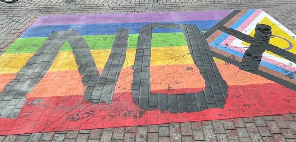 Shocking Vandalism Of Pride Flags In London