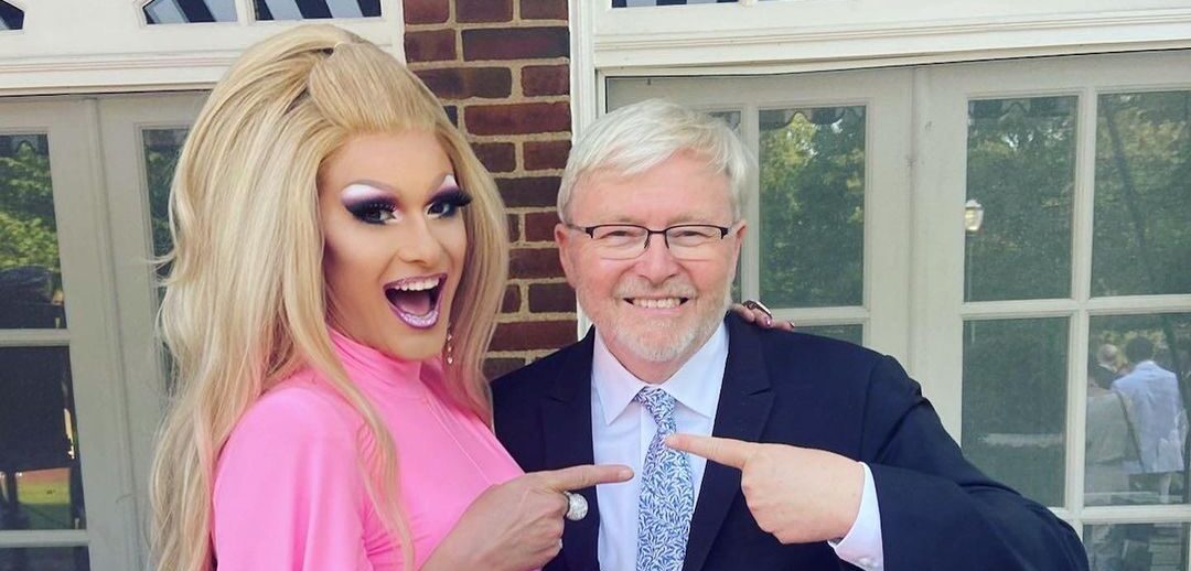 Kevin Rudd Hosted $25,000 Pride Party With Drag Queens