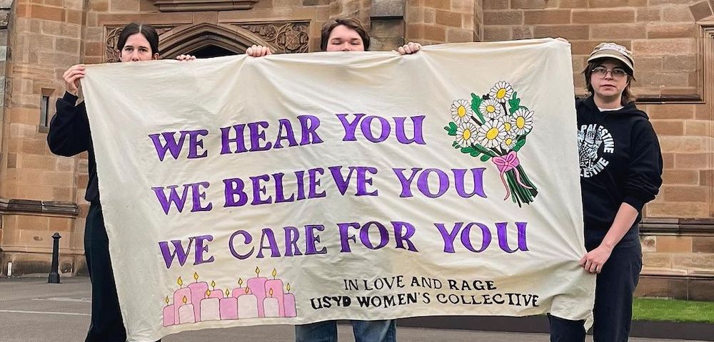 Syd Uni Holds Vigil For Survivors of University Sexual Violence