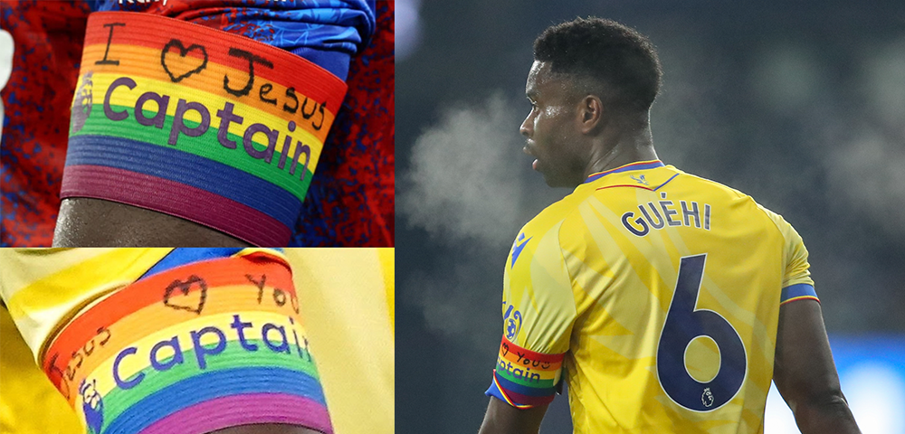 Premier League Footballer Avoids Ban For ‘I Love Jesus’ Messages on LGBT Armband