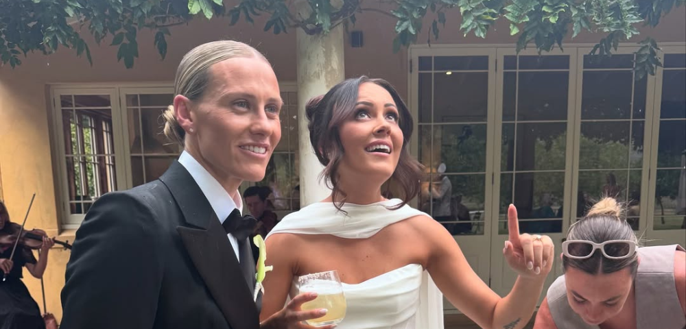 Matildas’ Emily van Egmond Marries Partner W/ Teammates In Attendance